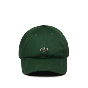 Lacoste Green Unisex Organic Cotton Twill Cap